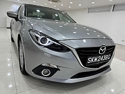 Mazda 3 1.5 SP 2015 Sunroof Push Start Silver